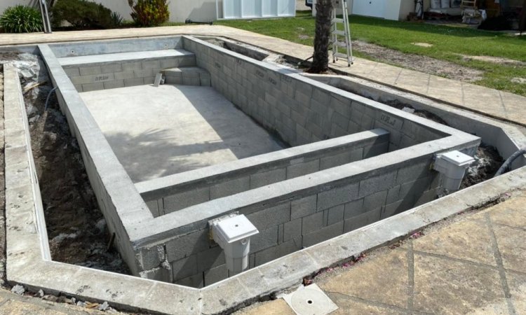 Construction de piscine rectangulaire - La Teste-de-Buch - Hydroserv